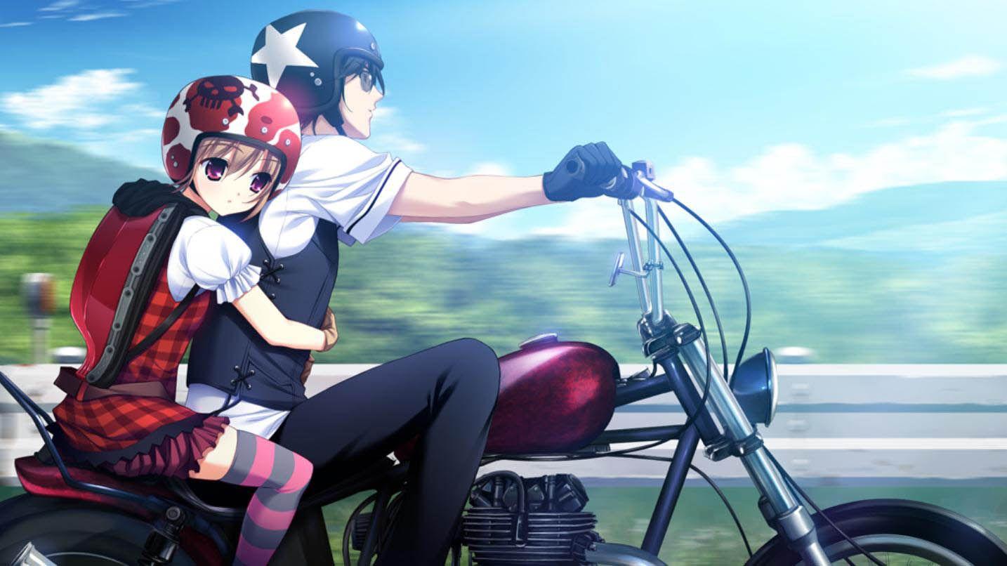 Bike Rider Couple Wallpapers Wallpaper Cave