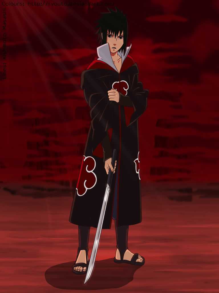 Uchiha Sasuke Akatsuki Wallpapers Wallpaper Cave