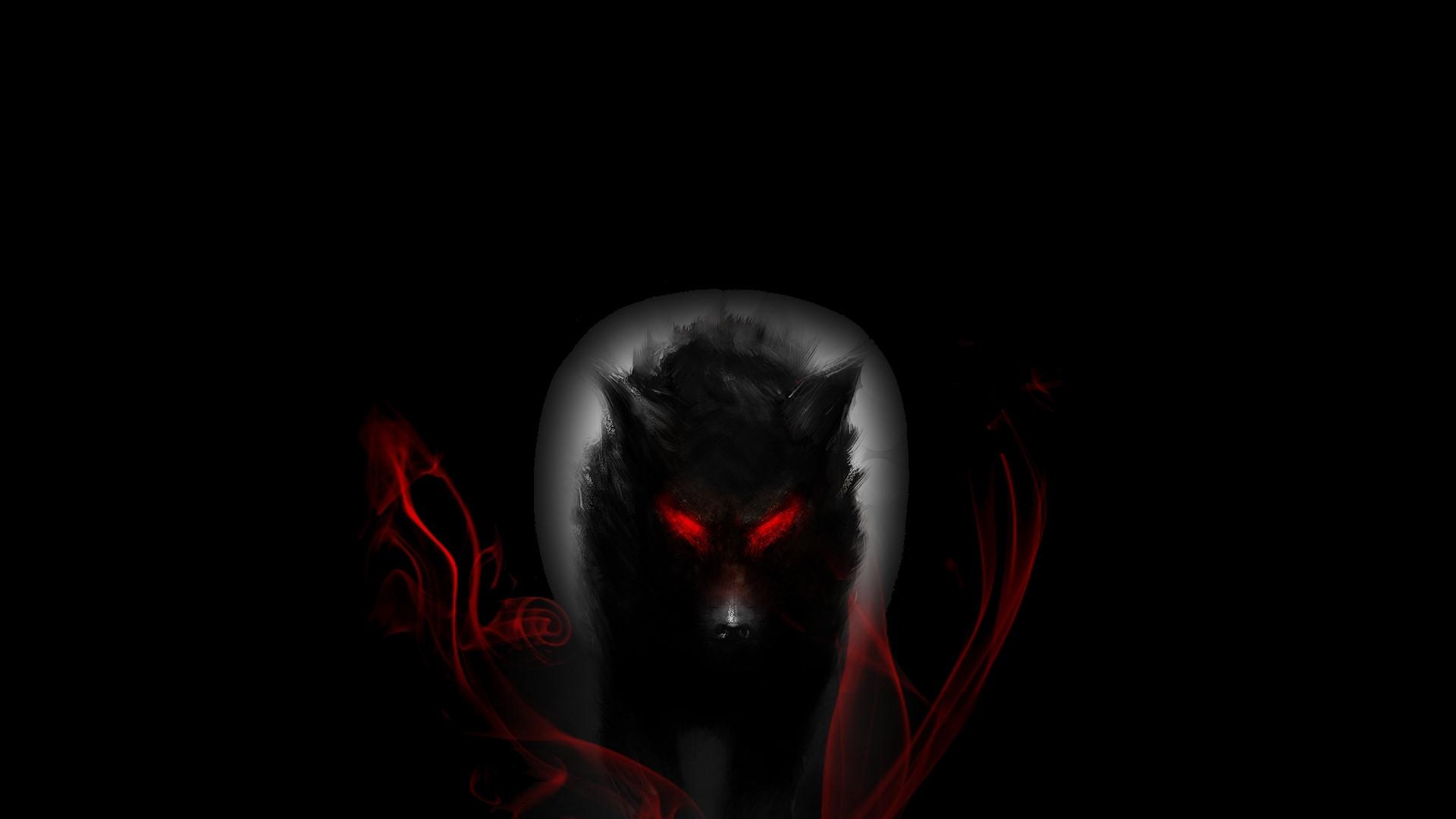 Red Eyes In The Dark Wallpaper