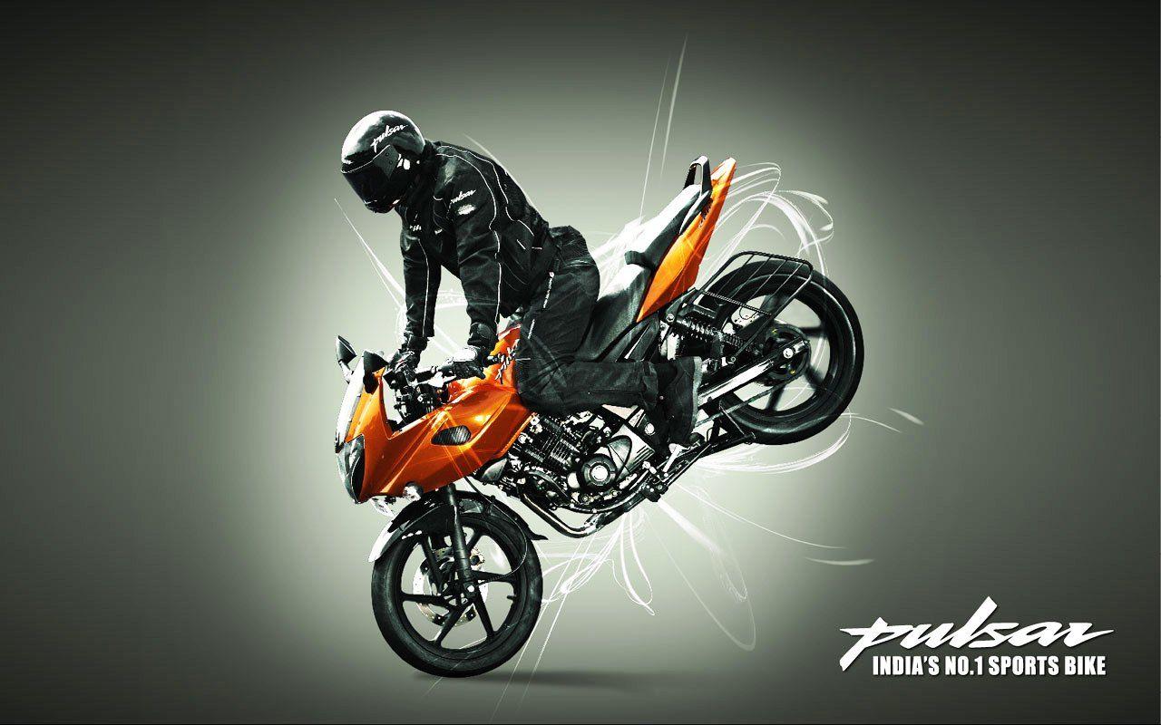 Pulsar 220 Bike Stunt Wallpapers Wallpaper Cave