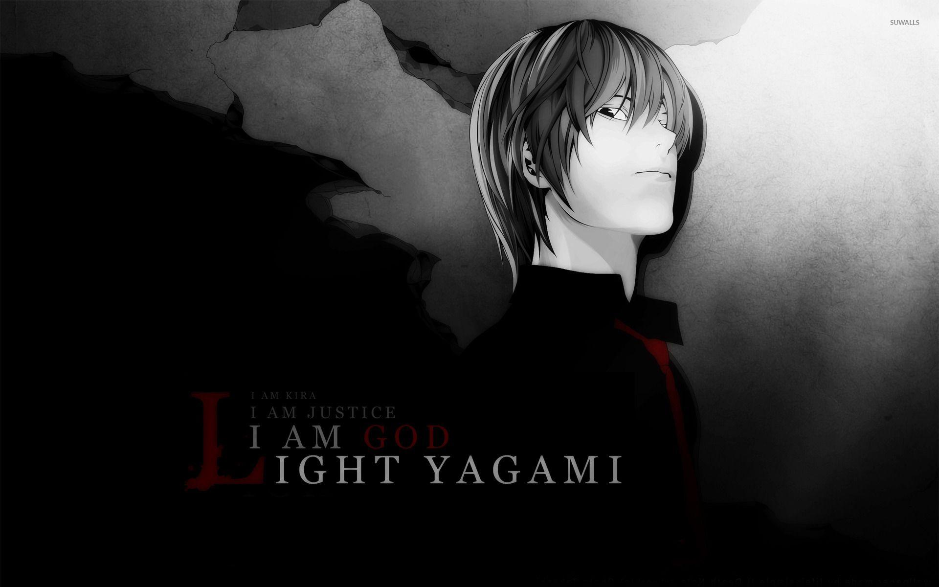 Death Note Wallpapers L And Light Wallpaper Cave
