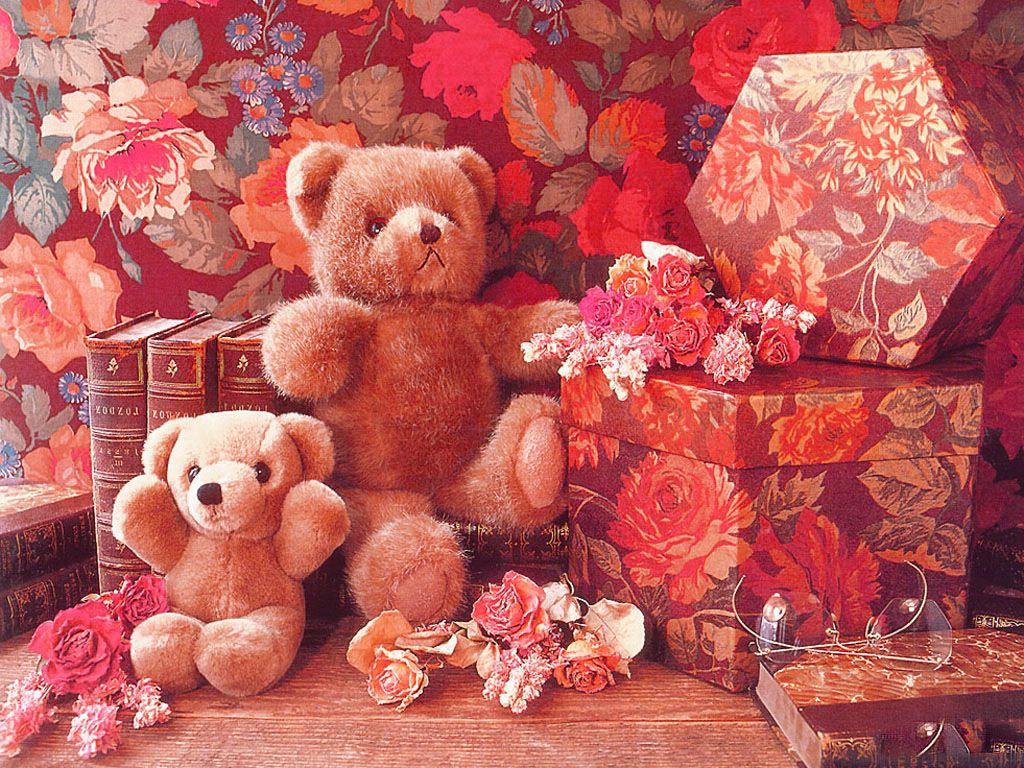 Cute Pink Teddy Bear Wallpapers For Desktop Wallpaper Cave