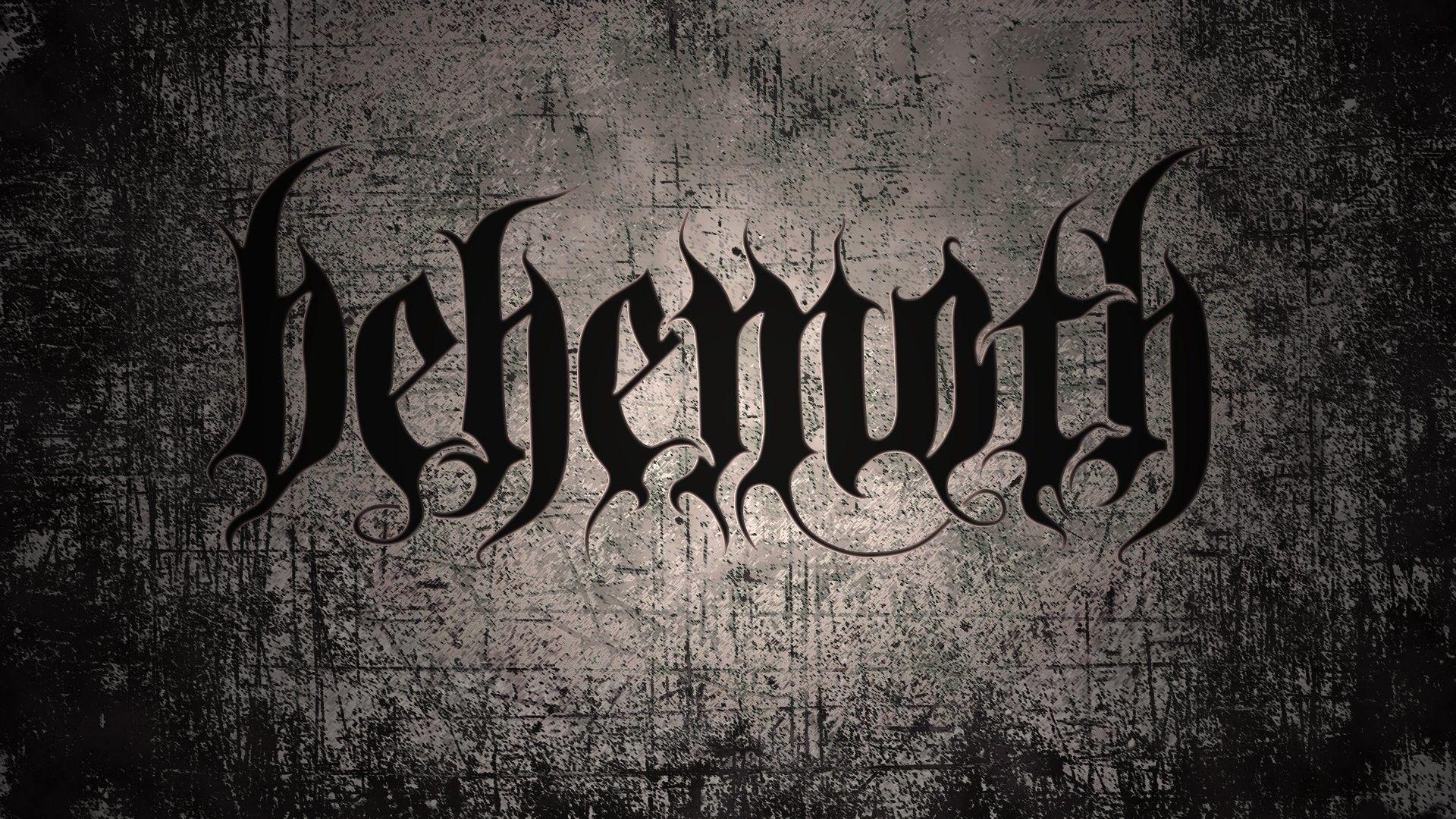 Behemoth Logo Wallpapers Wallpaper Cave
