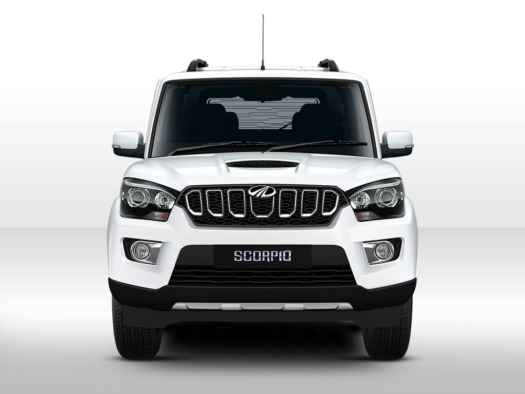 White Scorpio Car Wallpapers