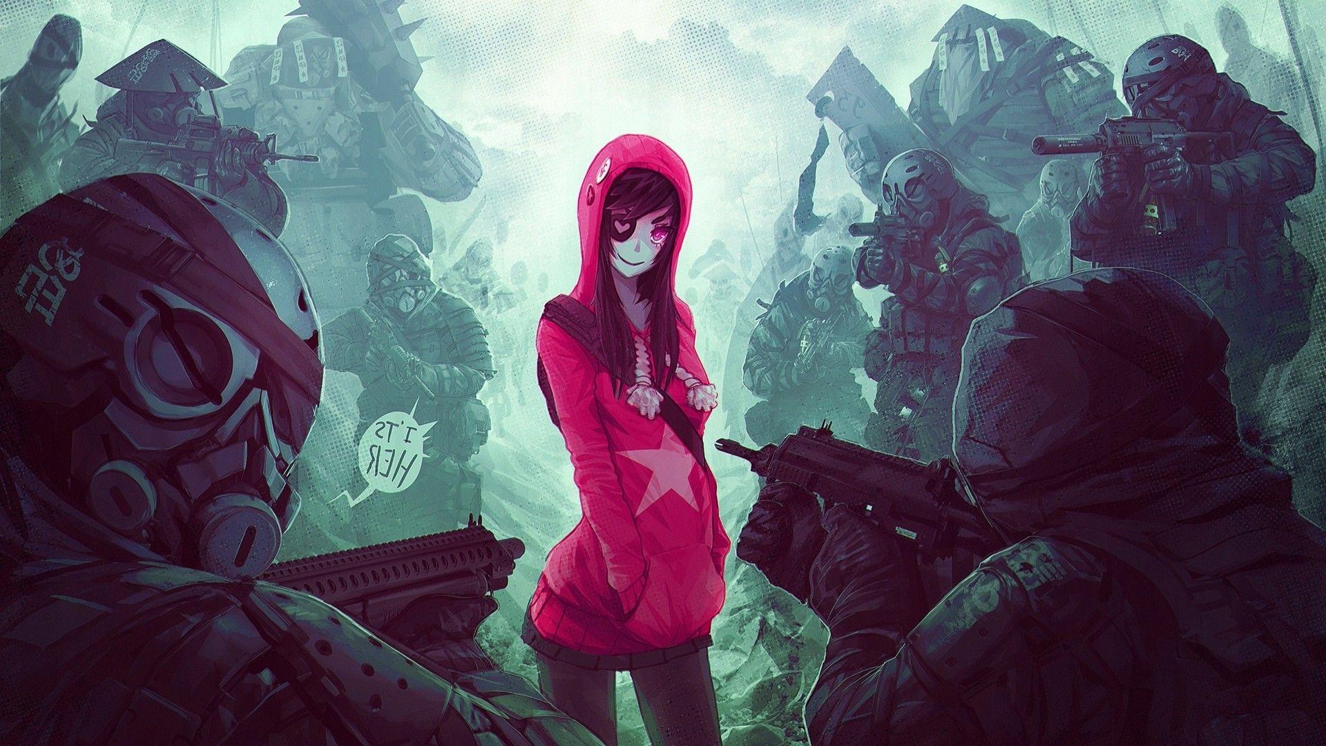 Anime Soldier Wallpapers Wallpaper Cave