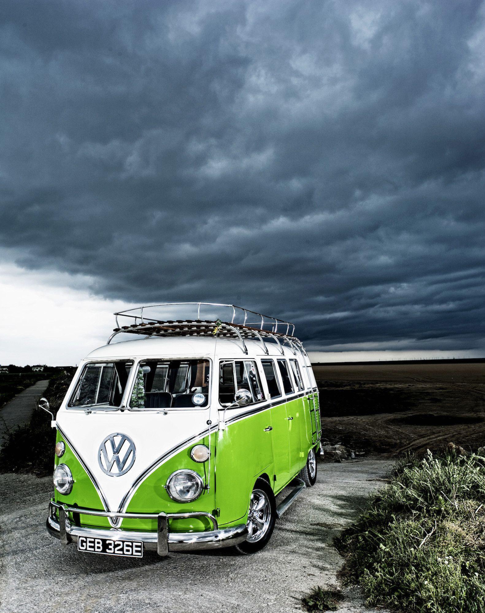 Mobil VW Combi Retro Wallpapers Wallpaper Cave