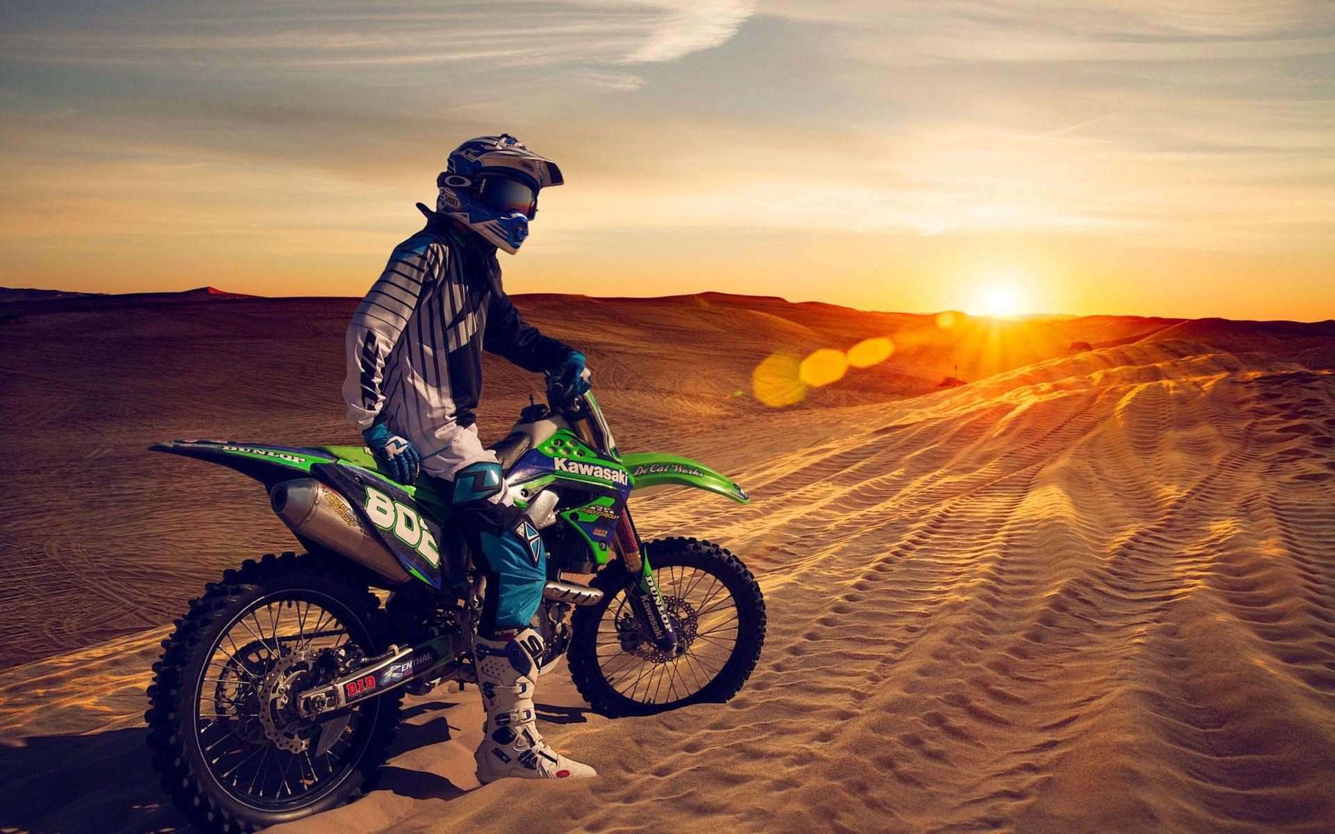 Kawasaki Motocross Wallpapers Wallpaper Cave