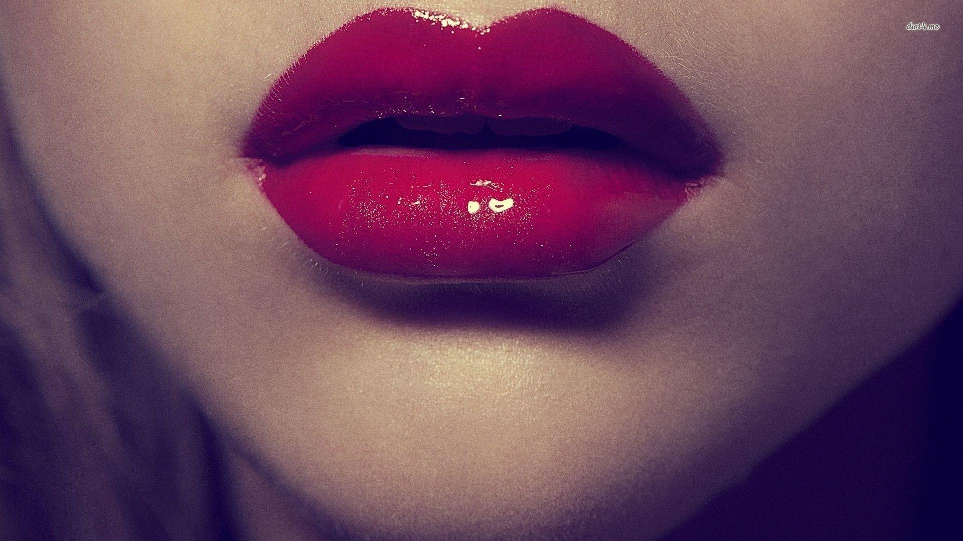 Wallpapers Red Lips Wallpaper Cave