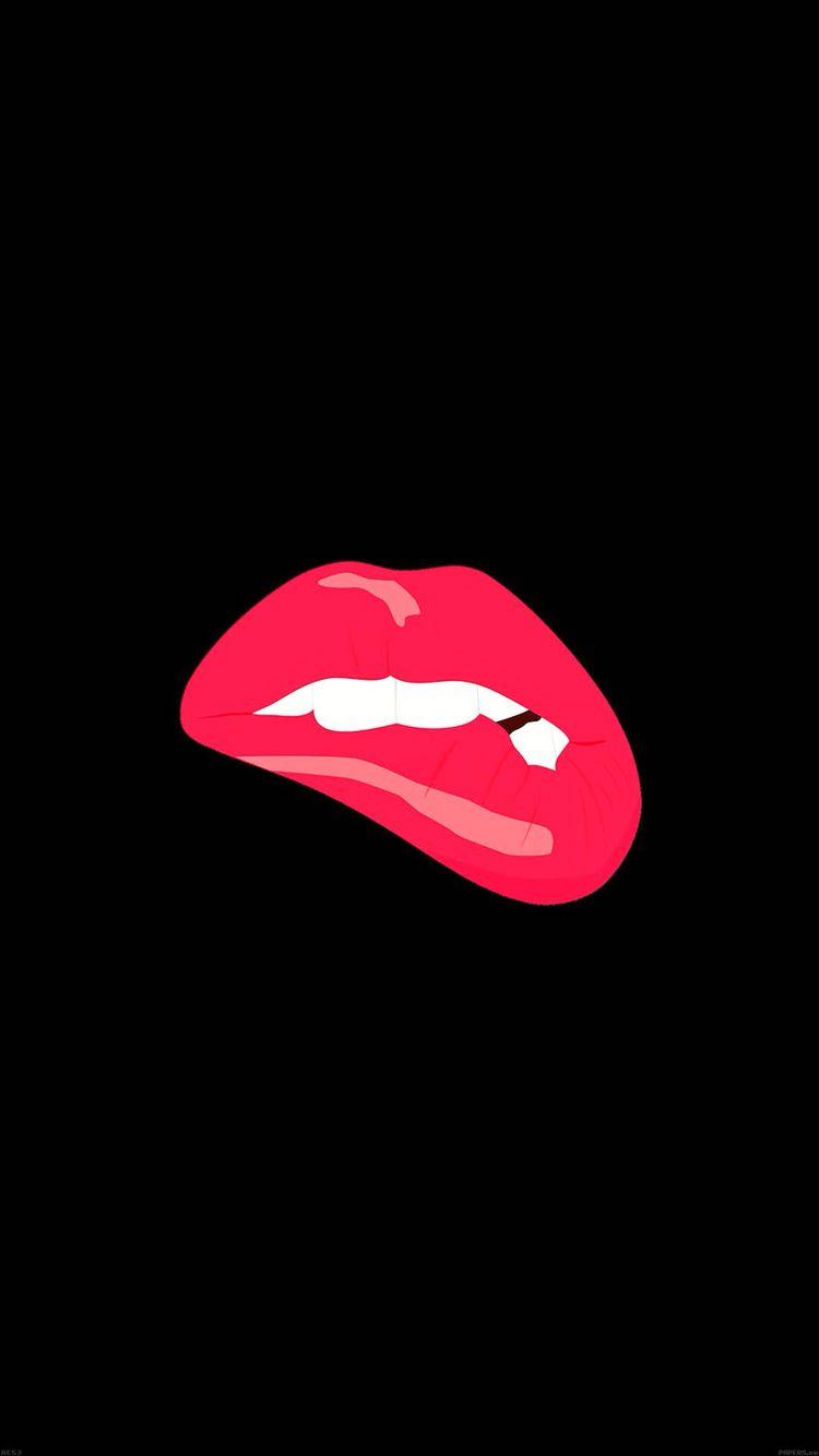 Wallpapers Red Lips Wallpaper Cave