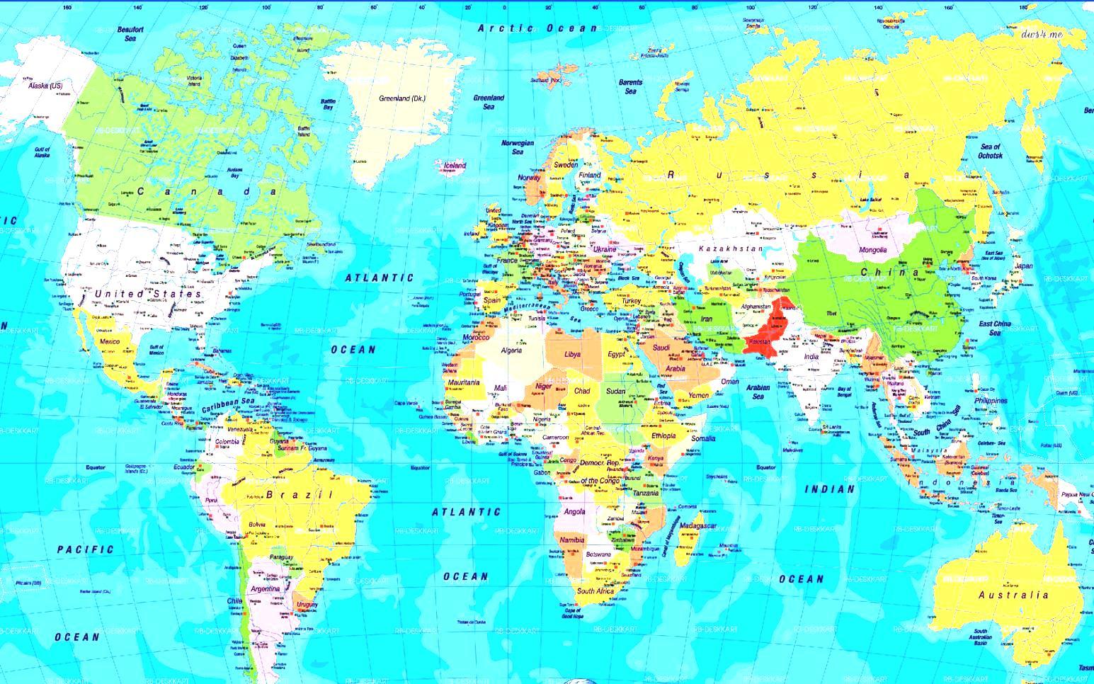 World map Wikipedia