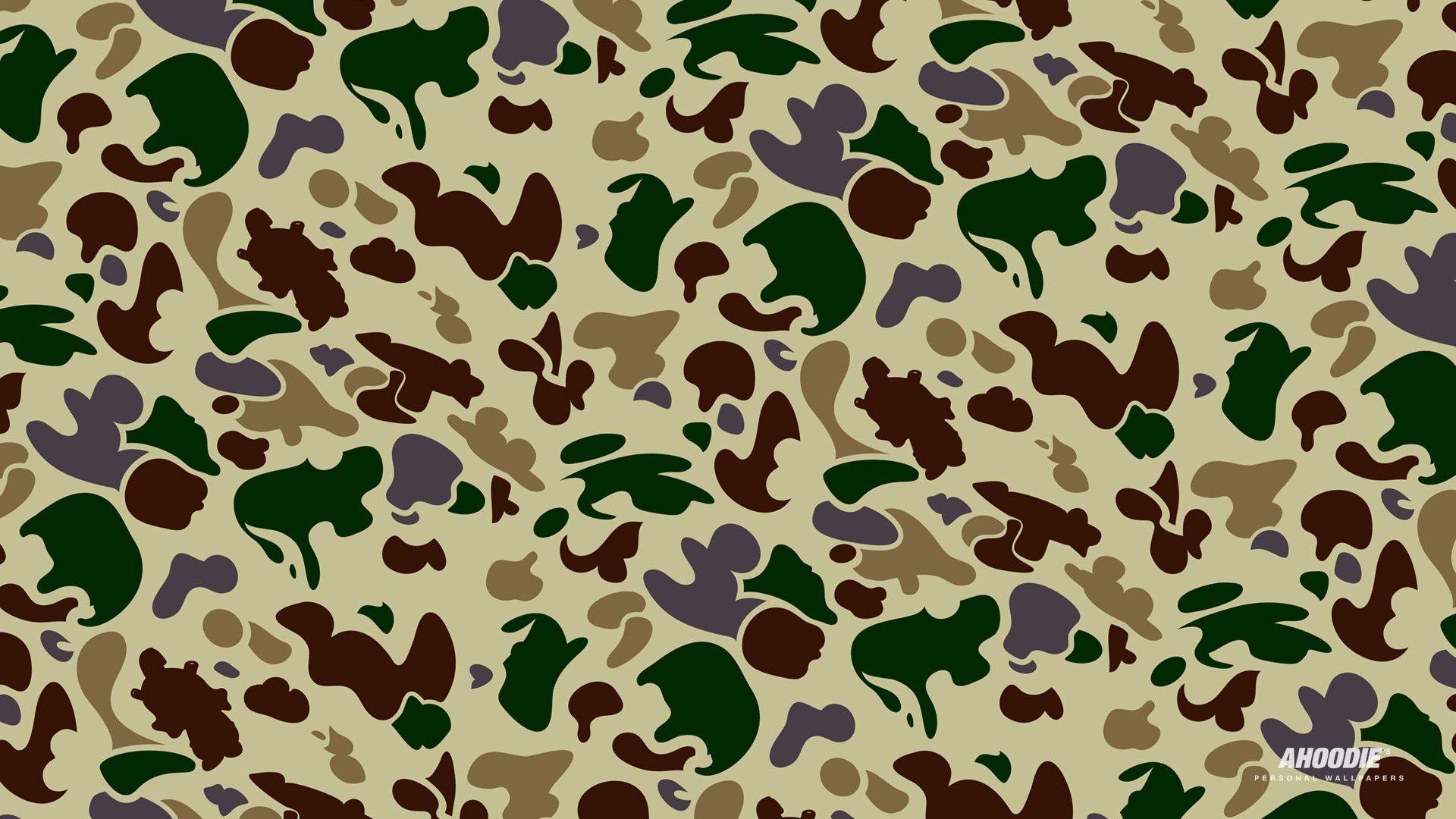 Bathing Ape Camo Wallpapers Wallpaper Cave