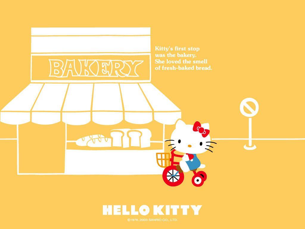 Hello Kitty Wallpapers Yellow Wallpaper Cave