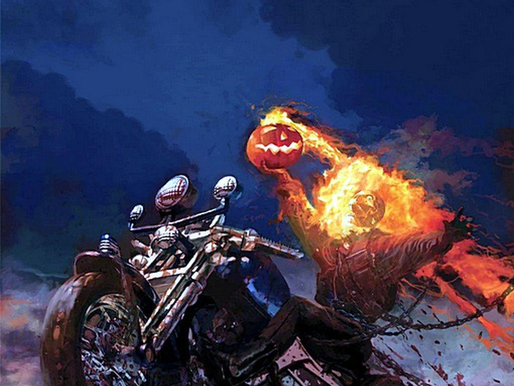 Ghost Rider Blue Flame Wallpapers Wallpaper Cave
