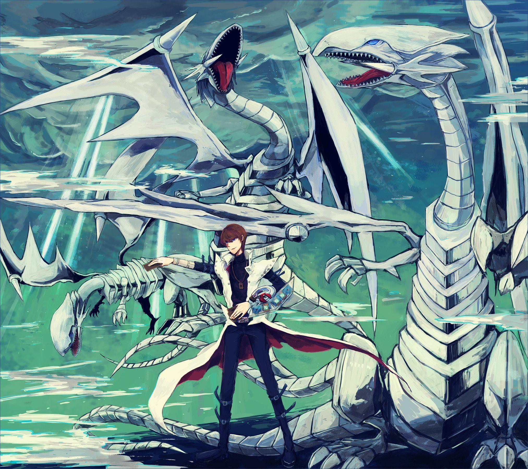 Yugioh Blue Eyes White Dragon Wallpapers Wallpaper Cave