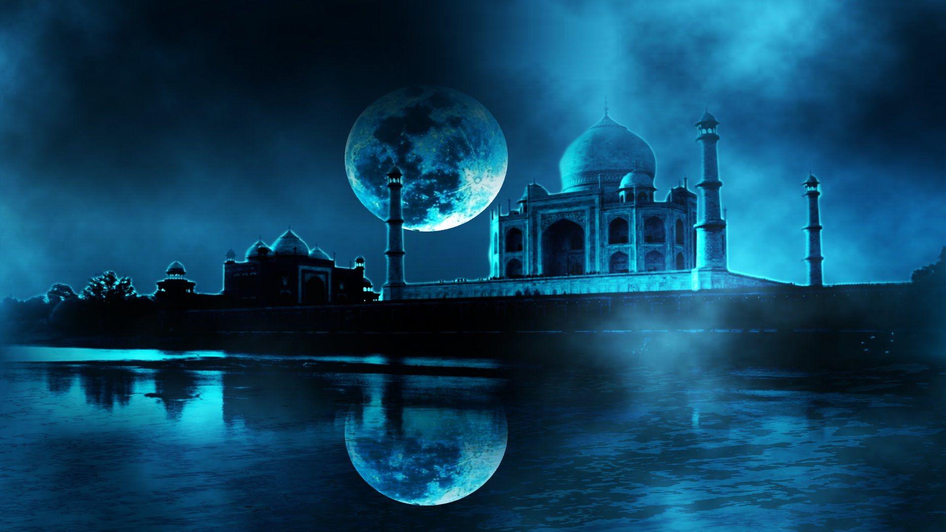 Taj Mahal At Night Wallpapers 3d Wallpaper Cave