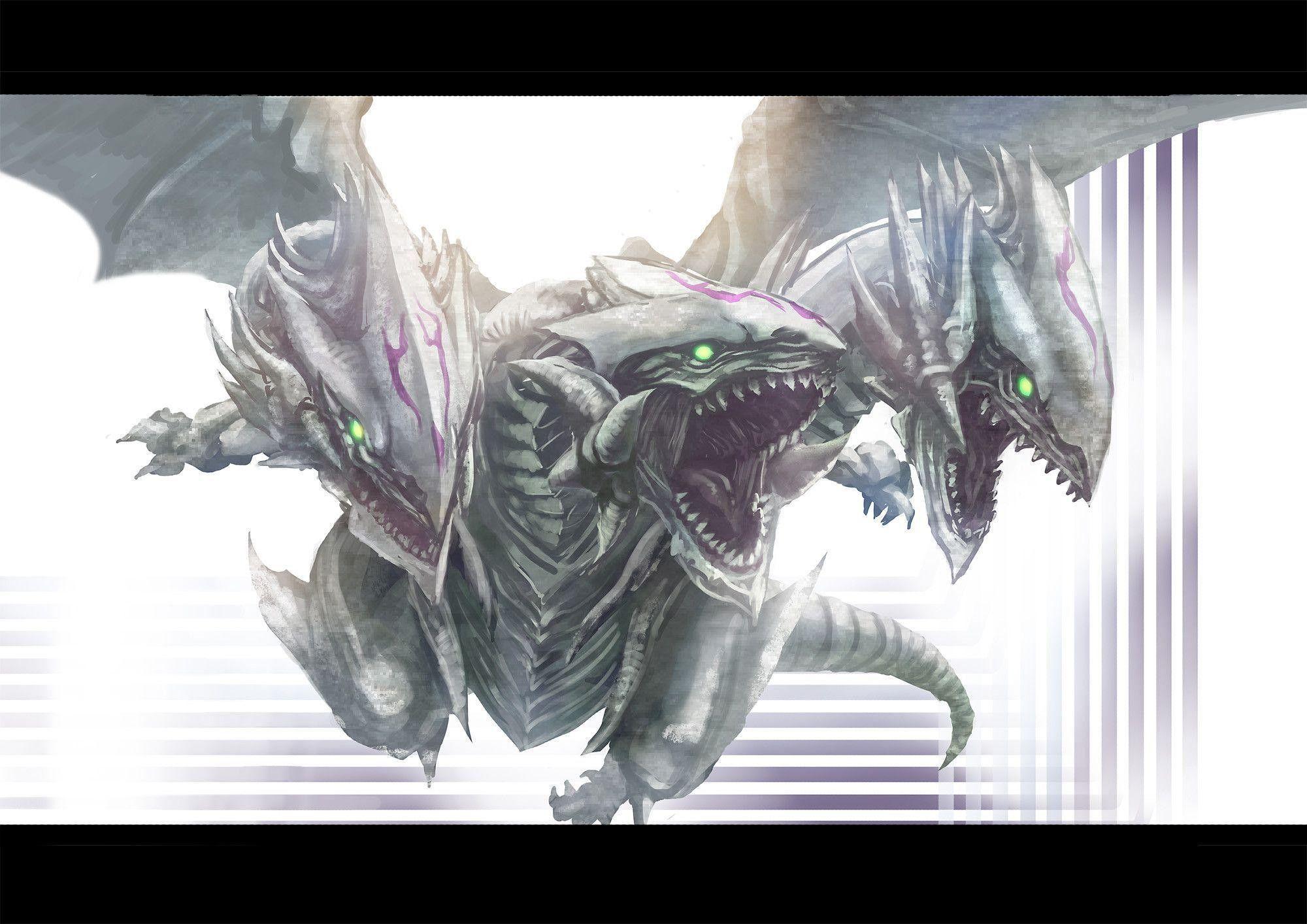 Yugioh Blue Eyes White Dragon Wallpapers Wallpaper Cave