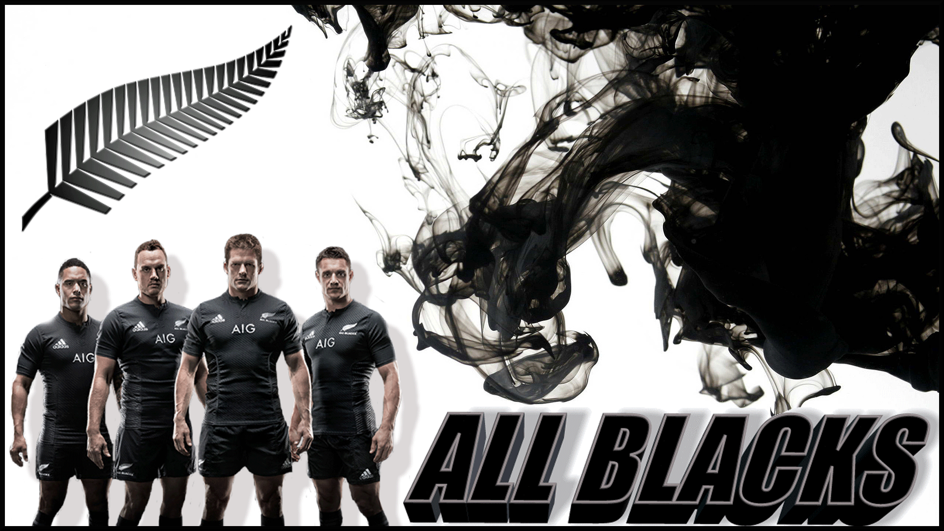 All Black Rugby Wallpapers Wallpaper Cave