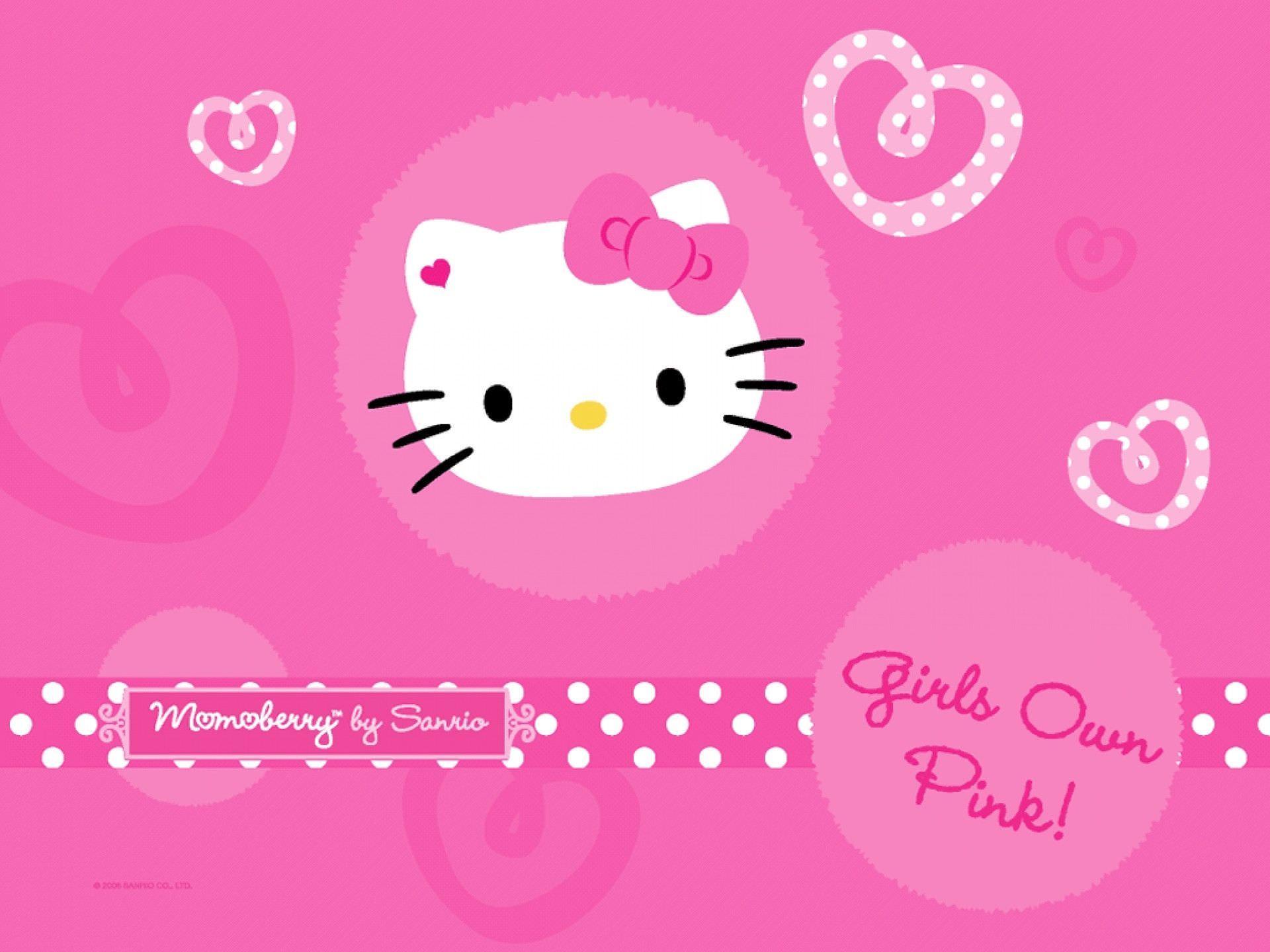 Backgrounds Hello Kitty Pink Wallpaper Cave