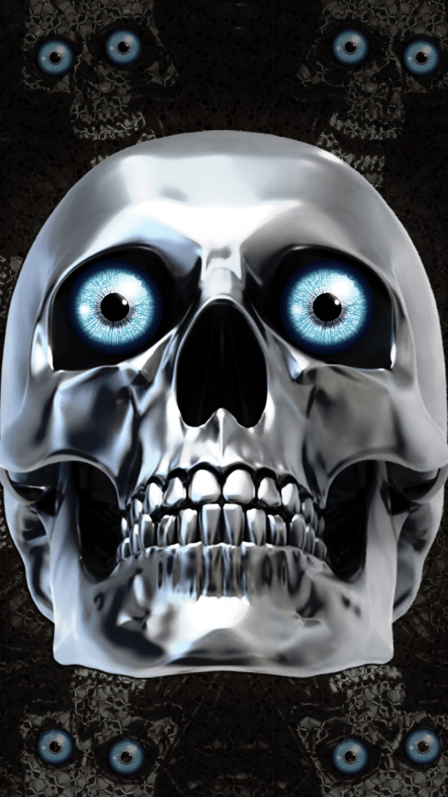 Smartphone Skull Wallpapers Wallpaper Cave