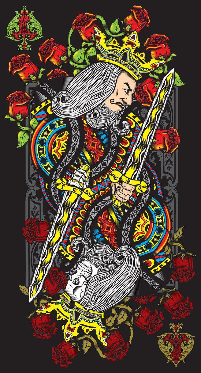 King Playing Card Wallpaper