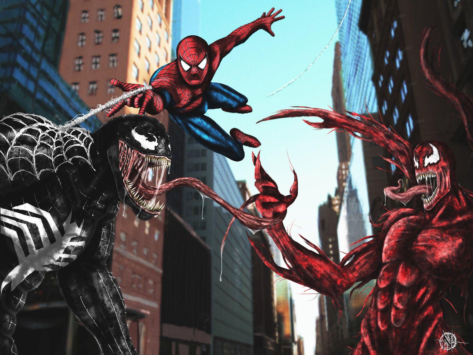 Spiderman Vs. Black Spiderman Wallpapers Wallpaper Cave