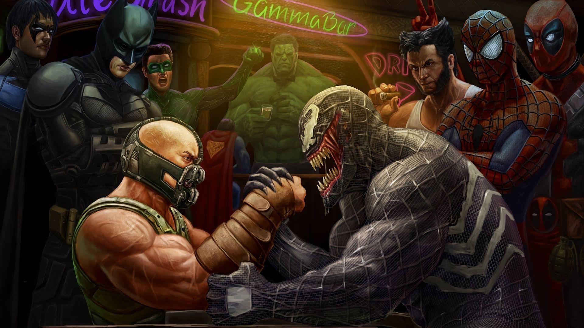Batman Vs Bane Wallpapers Wallpaper Cave