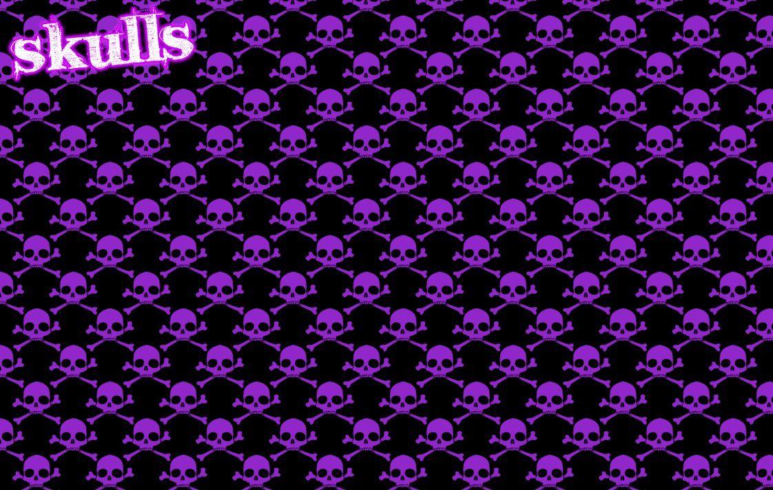 Purple Skull Wallpapers Wallpaper Cave