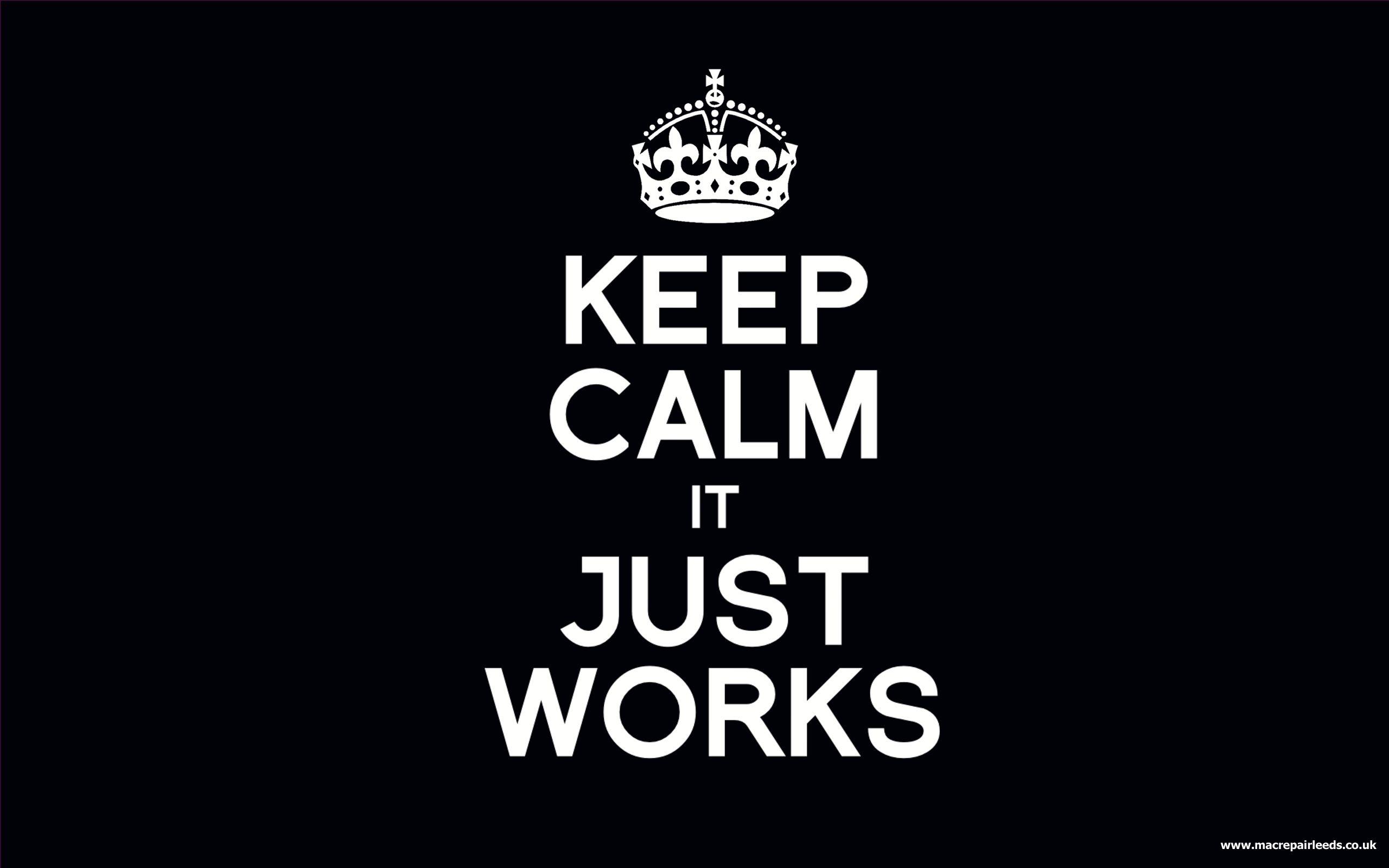 Keep Calm And Just Do It Wallpaper