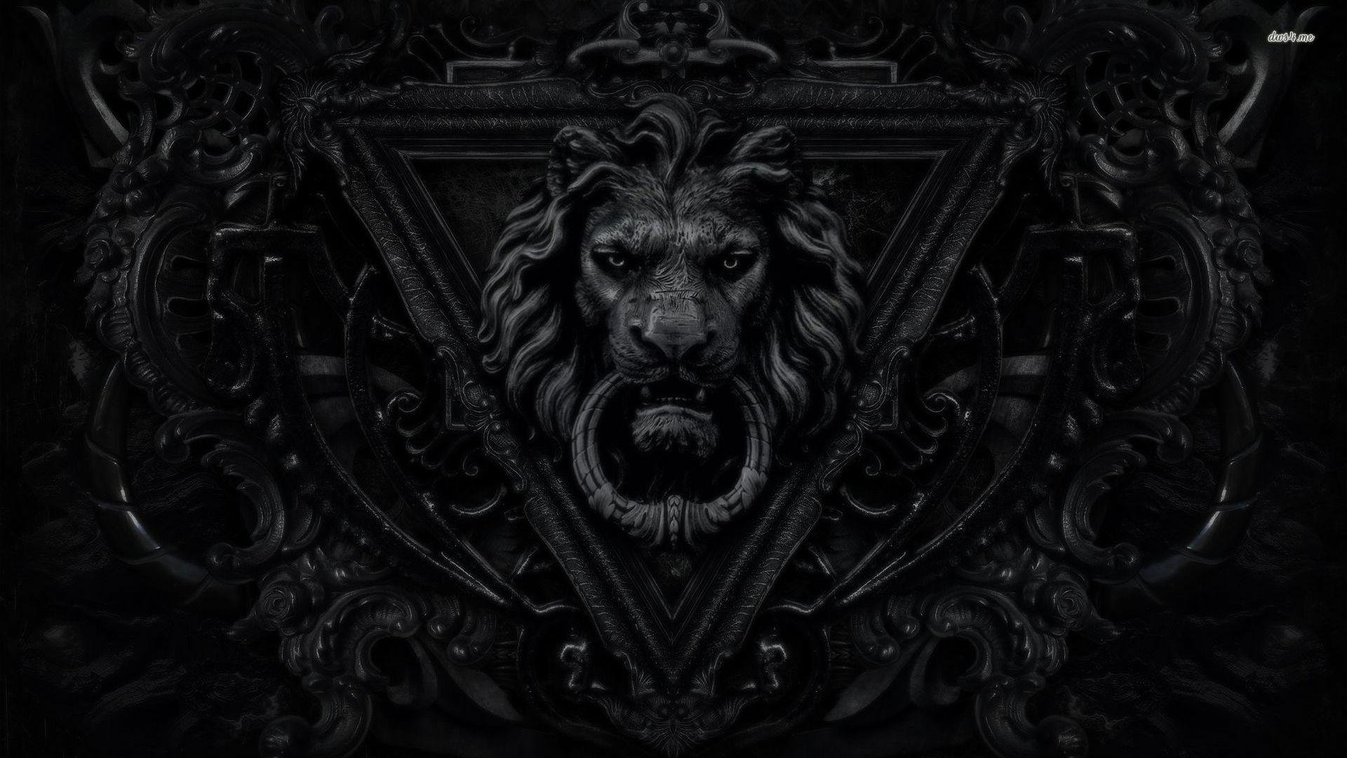 Wallpapers Black Lion Wallpaper Cave