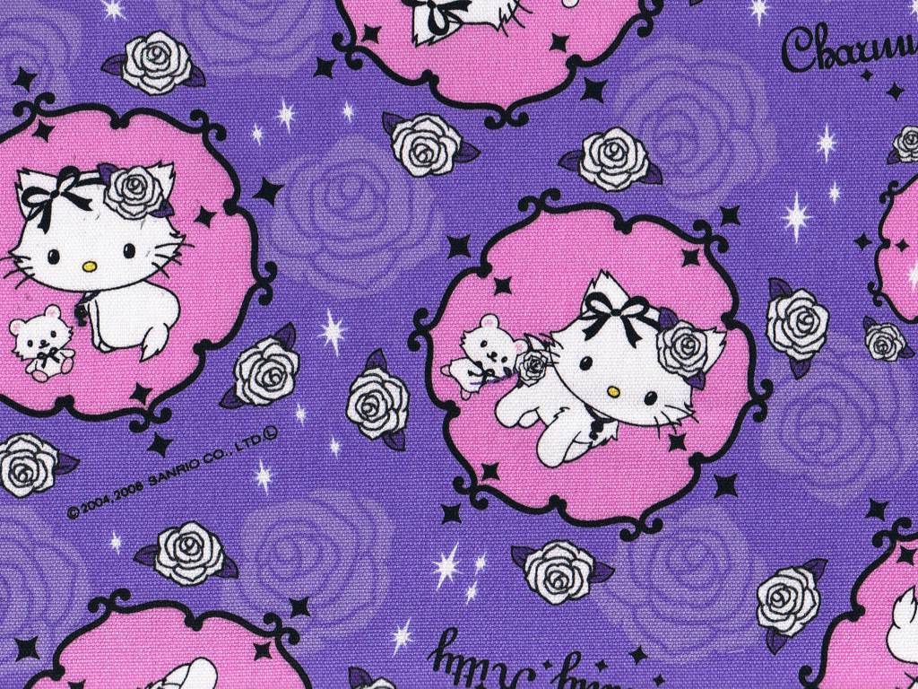 Hello Kitty Wallpapers Purple Wallpaper Cave