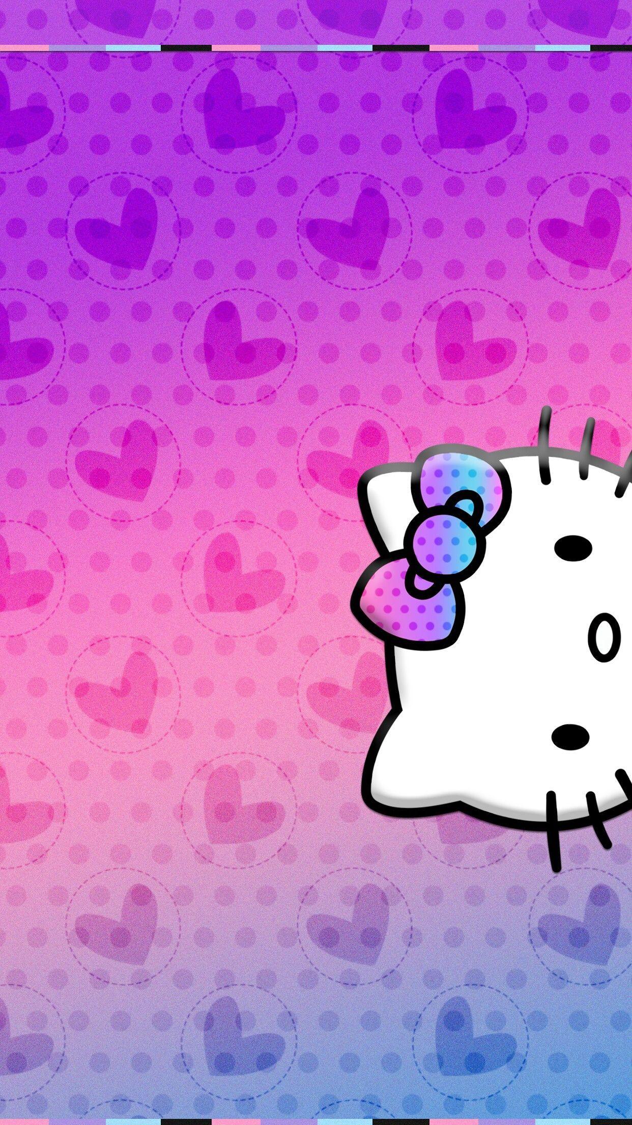 Hello Kitty Wallpapers Purple Wallpaper Cave