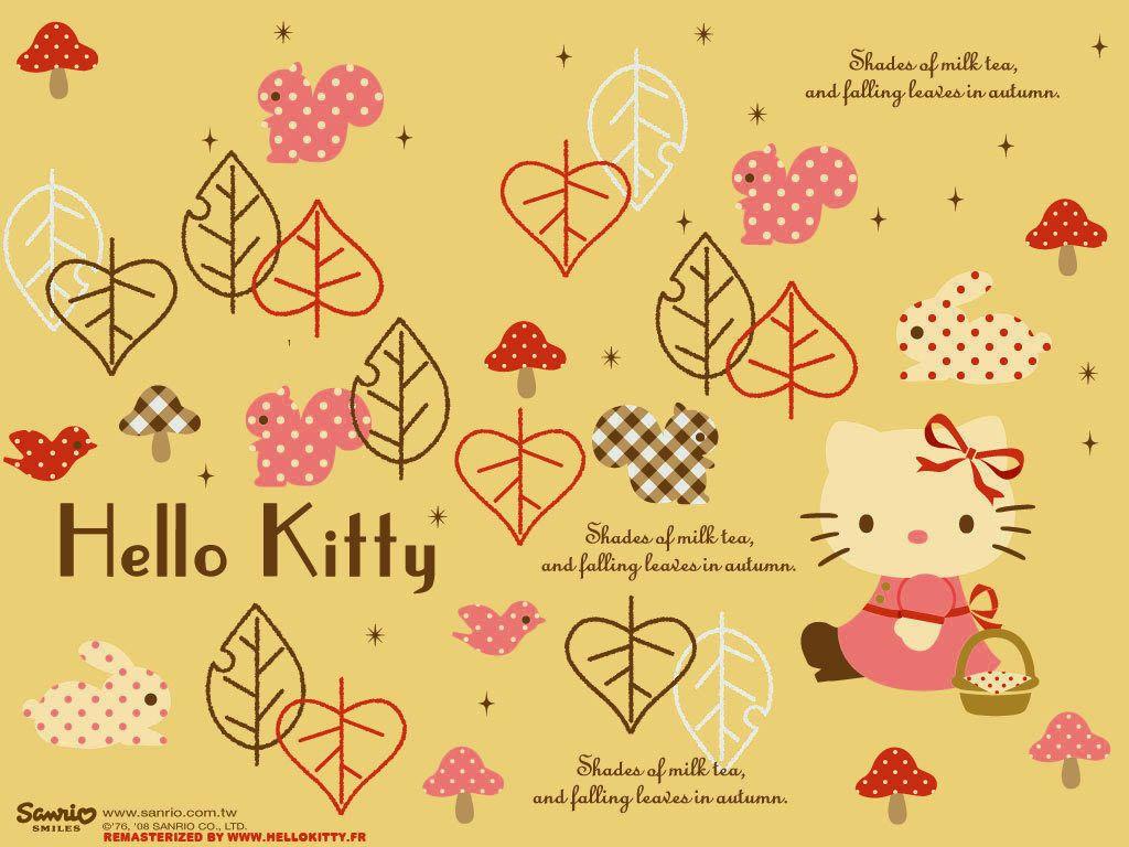 Hello Kitty Wallpapers Autumn Wallpaper Cave