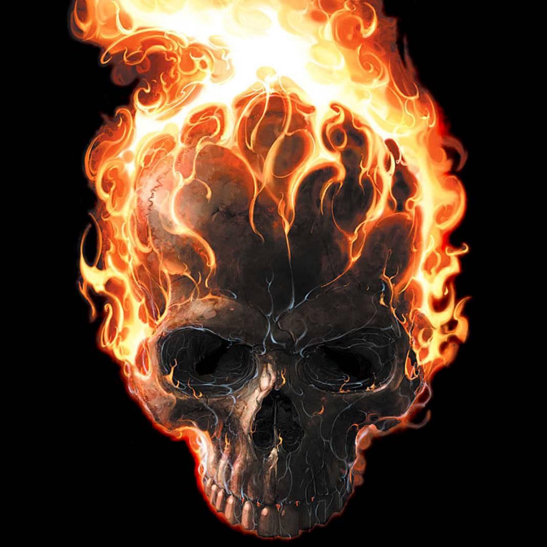 Cool Flaming Skull Wallpapers Wallpaper Cave