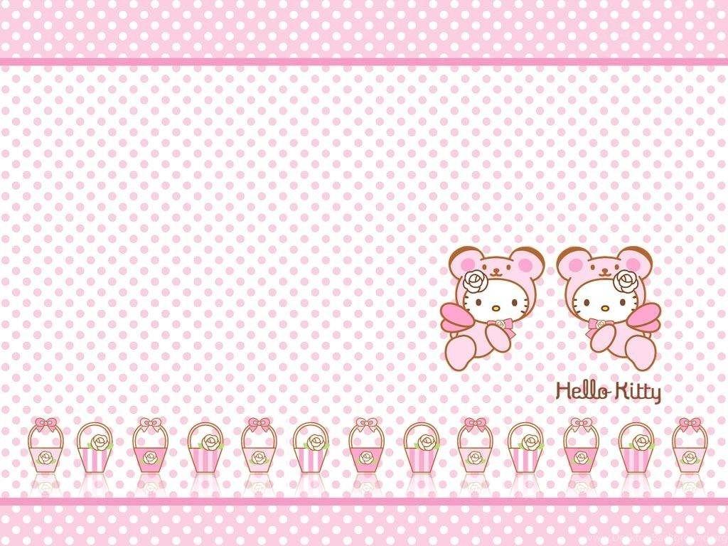 Backgrounds Hello Kitty Pink Wallpaper Cave
