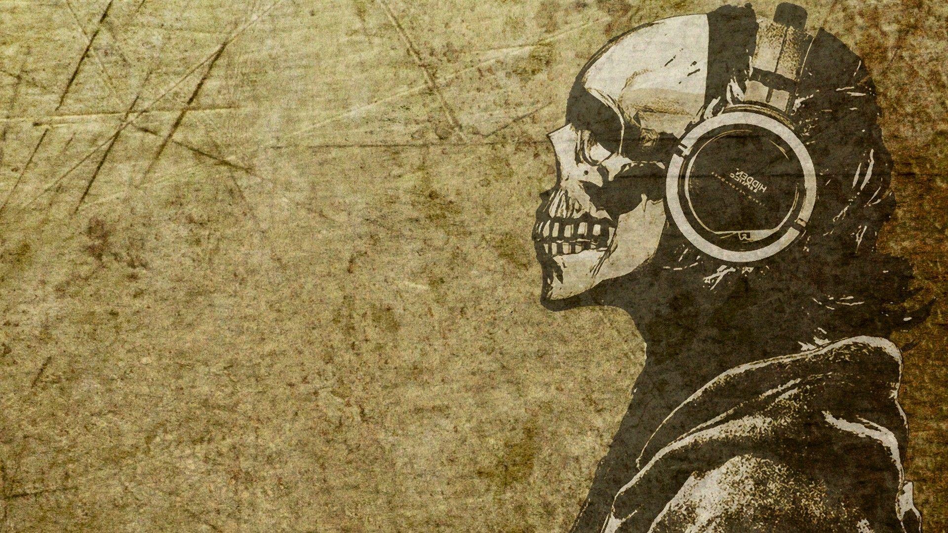 Music Skull Wallpapers Wallpaper Cave