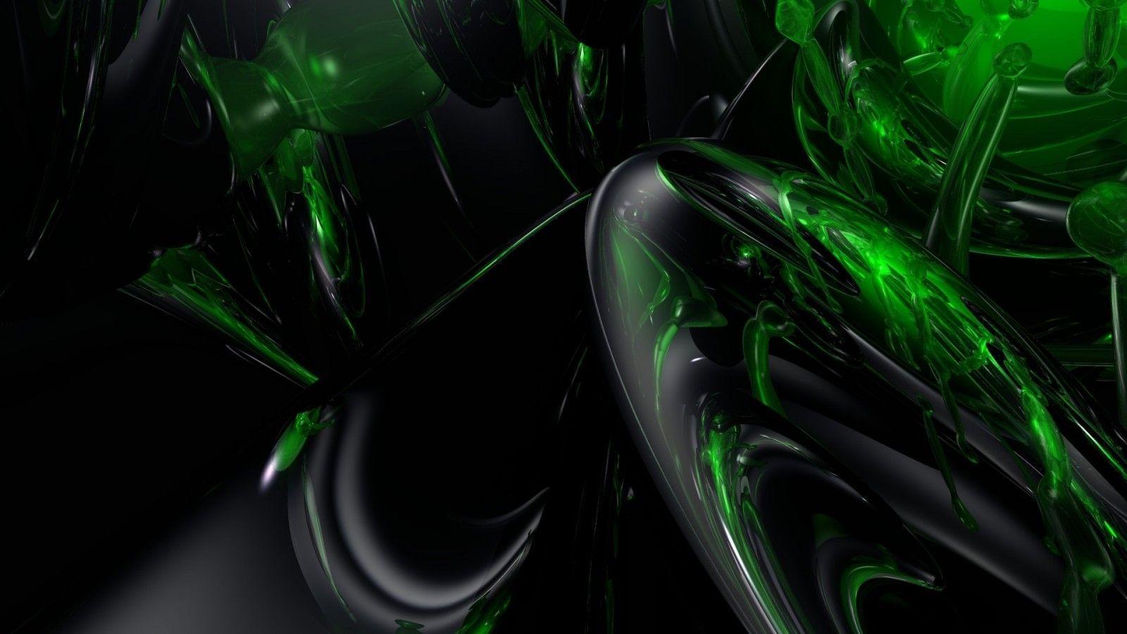 Green Black Wallpapers Wallpaper Cave