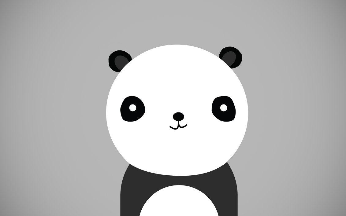 Panda Wallpapers Gray Wallpaper Cave