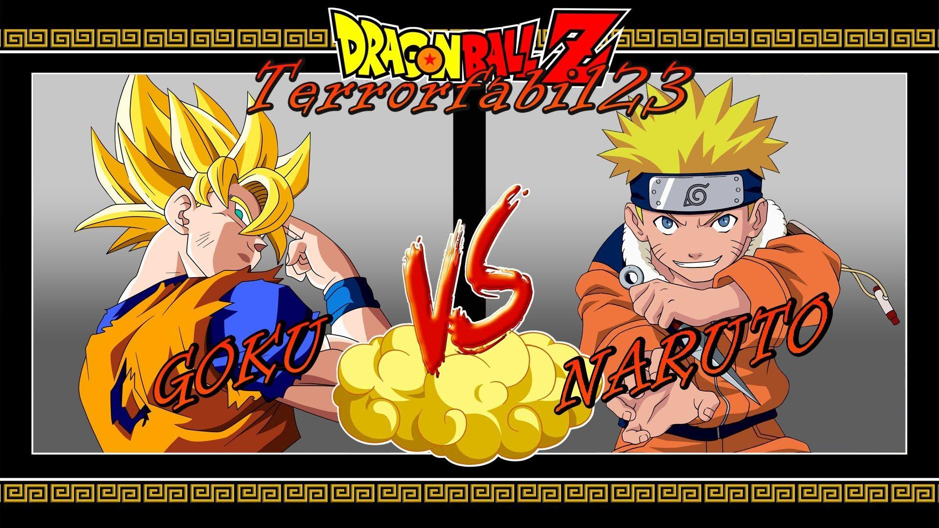 Goku Vs Naruto Wallpapers Wallpaper Cave