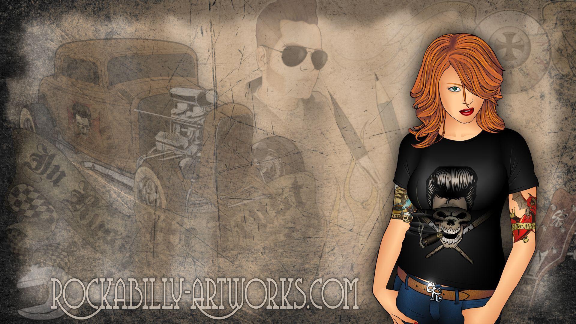 Wallpapers Rockabilly Wallpaper Cave