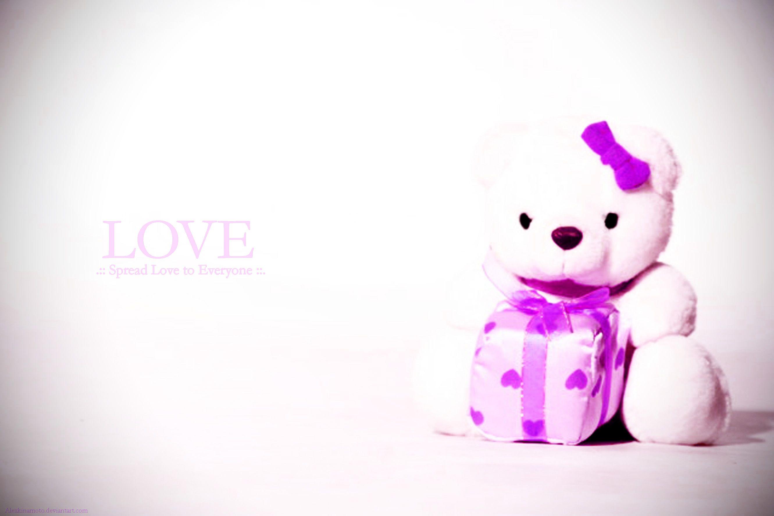 Cute Love Teddy Bear Wallpapers Wallpaper Cave