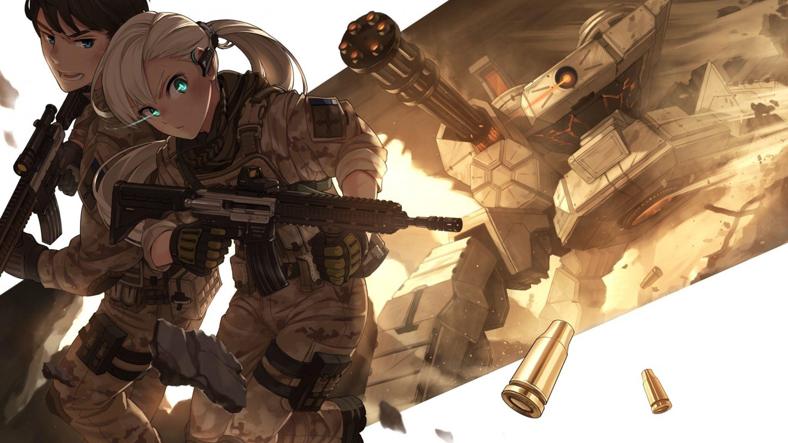 Anime Military Girl Wallpapers Wallpaper Cave
