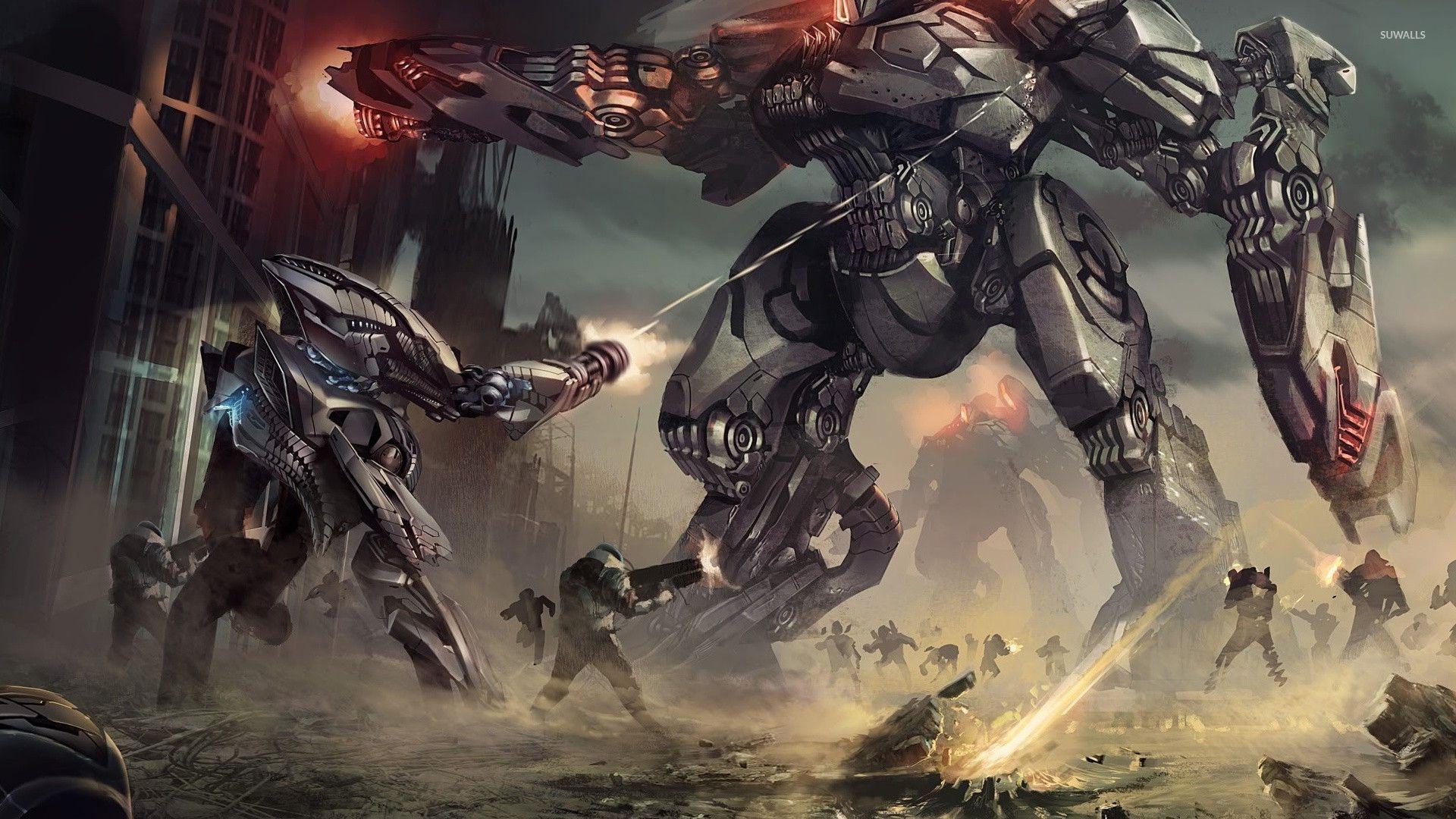 Mecha Wallpapers HD Wallpaper Cave