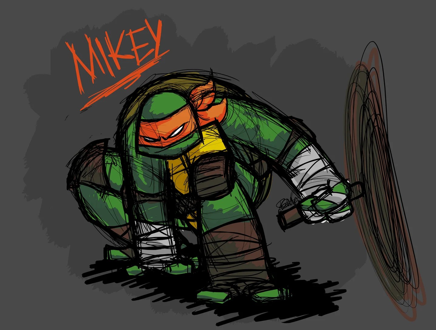 Michelangelo Tmnt Wallpapers Wallpaper Cave