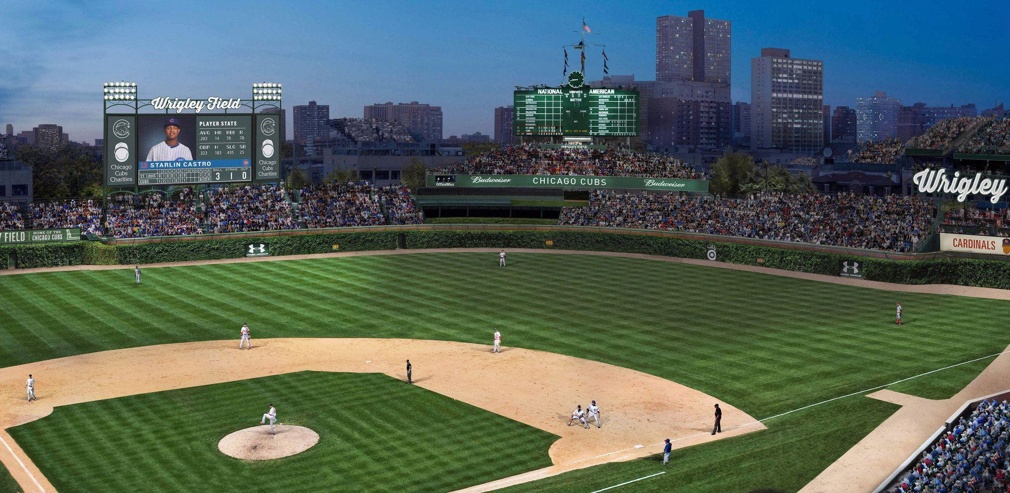 Wrigley Field Wallpapers HD Wallpaper Cave