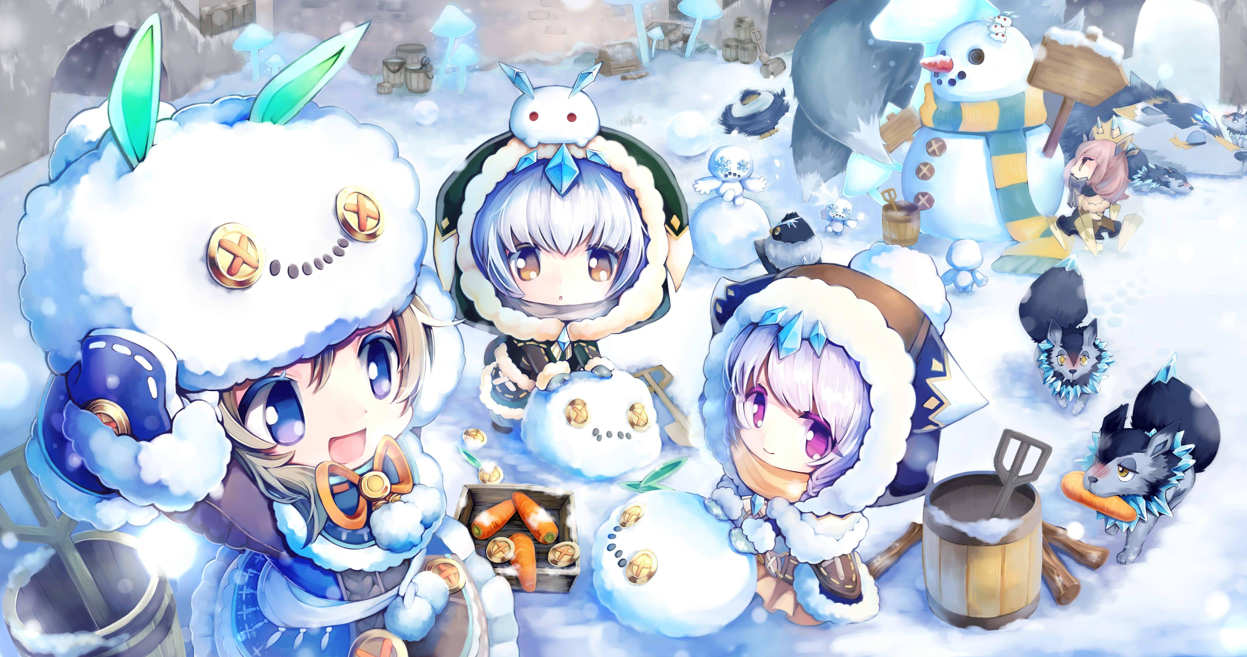 Anime Chibi Cute Wallpapers Wallpaper Cave