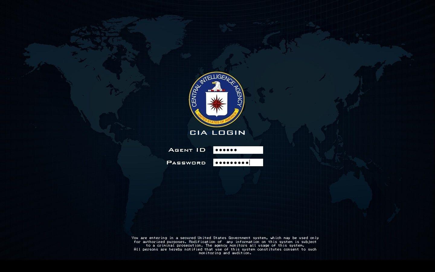Cia Login Screen Wallpapers Wallpaper Cave