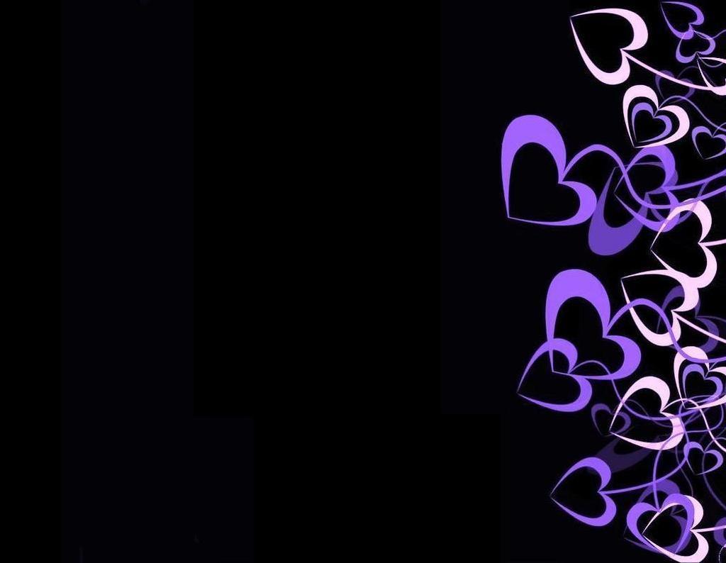 Purple And Black Hearts Wallpapers Wallpaper Cave