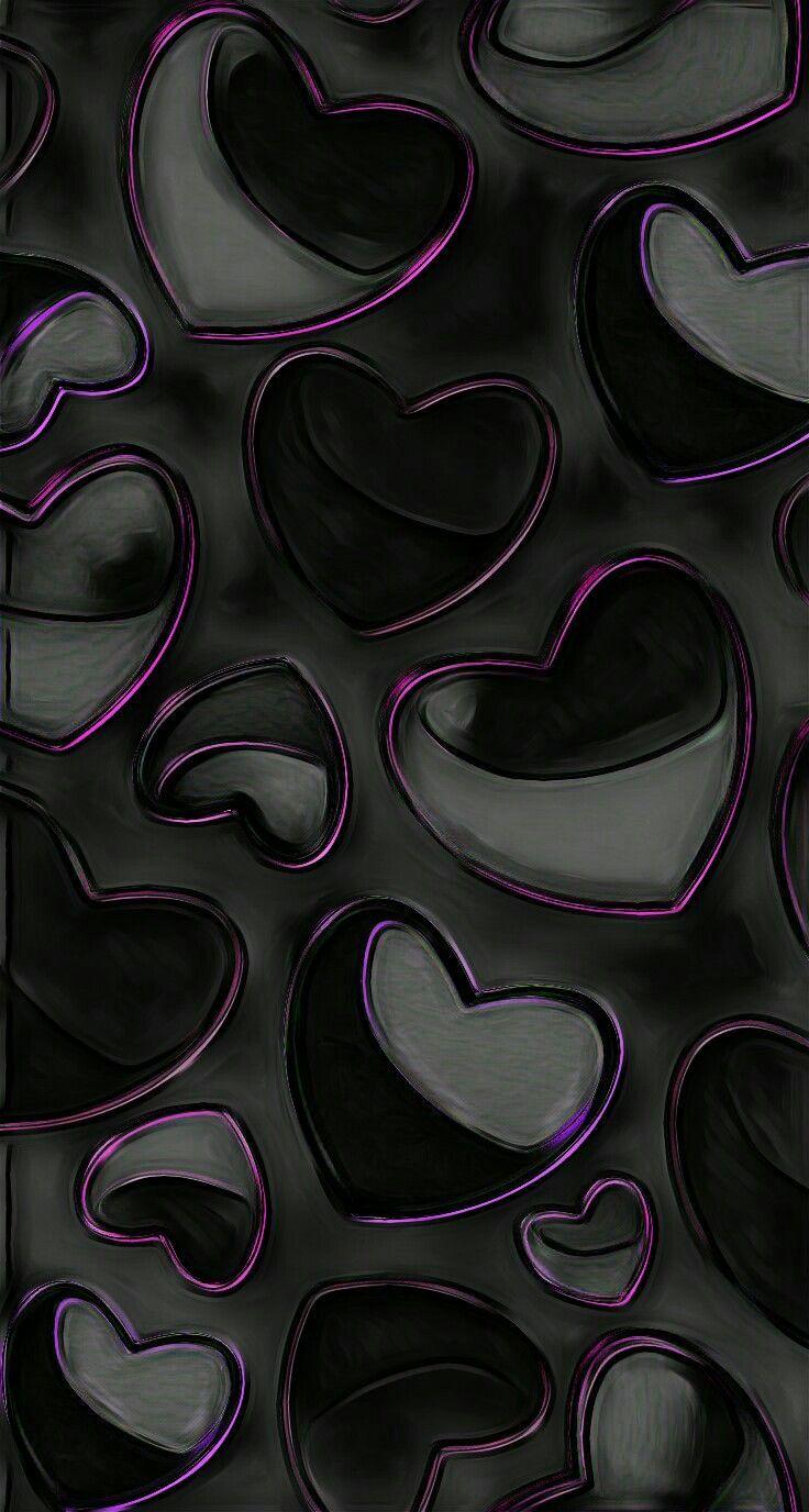 Black Hearts Wallpapers Wallpaper Cave
