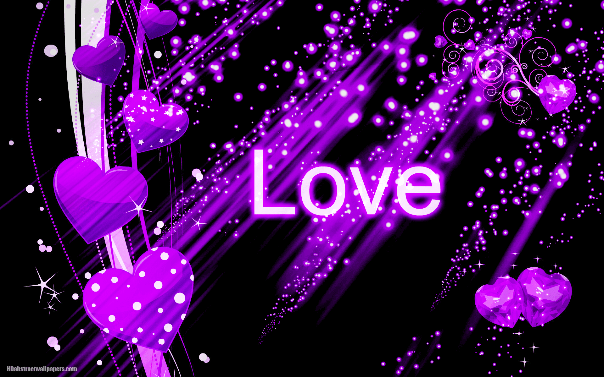 Purple And Black Hearts Wallpapers Wallpaper Cave