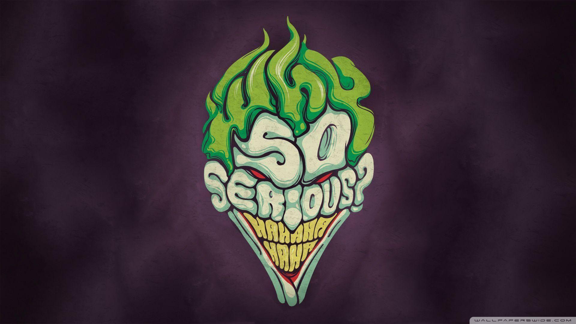 Joker Why So Serious Wallpapers HD 1080p Wallpaper Cave